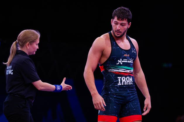 U20 World Championships 97kg FS - Toohid Amirali Noory (IRI) *** U20 World Championships, 97 kg Freestyle: Toohid Amirali Noory (IRI) Copyright: xKostadinxAndonovx