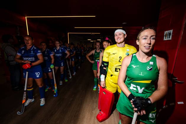 2026 Women s FIH Hockey World Cup, Belfius Hockey Arena, Wavre, Belgium 22 8 2026 Ireland vs Scotland Ireland™s Sarah Hawkshaw in the tunnel ahead of the match Sarah Hawkshaw in the tunnel ahead of the match 22 8 2026  Copyright: xWillxPalmerx WP8_7321 20260822