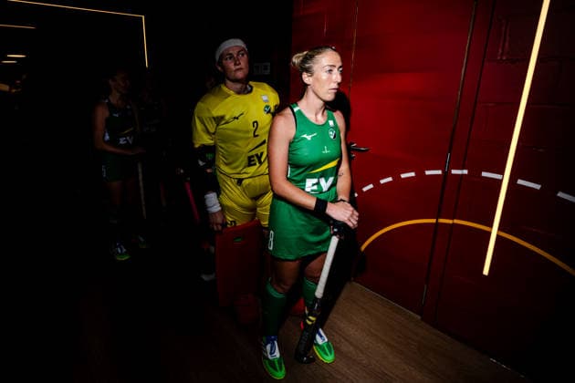 2026 Women s FIH Hockey World Cup, Belfius Hockey Arena, Wavre, Belgium 22 8 2026 Ireland vs Scotland Ireland™s Sarah Hawkshaw in the tunnel ahead of the match Sarah Hawkshaw in the tunnel ahead of the match 22 8 2026  Copyright: xWillxPalmerx WP8_7326 20260822