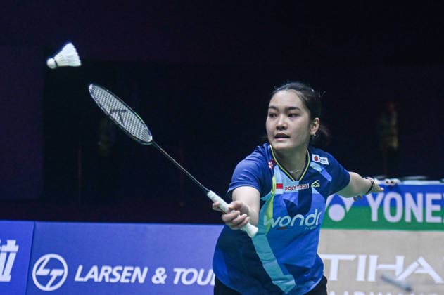 India BWF Championships 2026 Indonesia s Nita Violina Marwah and Amri Syahnawi (not pictured) compete against China s Feng Yan Zhe and Huang Dong Ping during the Mixed Doubles Semi Finals of the BWF World Championships 2026 in New Delhi, India, on August 22, 2026. New Delhi Delhi India  Copyright: xKabirxJhangianix originalFilename:jhangiani-indiabwf260822_npZog.jpg