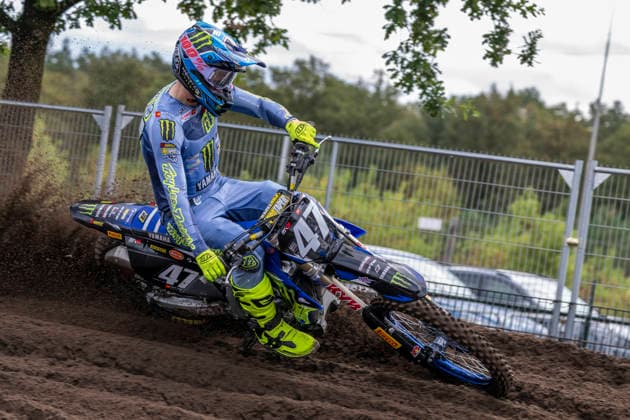 2026-08-22 - MXGP Arnhem ARNHEM, NETHERLANDS - AUGUST 22: 47 Karlis Alberts Reisulis (LAT) during the MXGP Arnhem at the Motorsportpark Gelderland Midden on August 22, 2026 in Arnhem, Netherlands Arnhem Motorsportpark Gelderland Midden Netherlands Content not available for redistribution in The Netherlands directly or indirectly through any third parties. Copyright: xEdwinxBlaauwbroekx