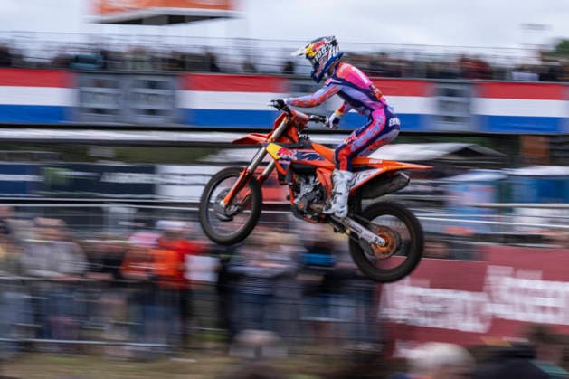 2026-08-22 - MXGP Arnhem ARNHEM, NETHERLANDS - AUGUST 22: 1 Simon Längenfelder (GER) during the MXGP Arnhem at the Motorsportpark Gelderland Midden on August 22, 2026 in Arnhem, Netherlands Arnhem Motorsportpark Gelderland Midden Netherlands Content not available for redistribution in The Netherlands directly or indirectly through any third parties. Copyright: xEdwinxBlaauwbroekx