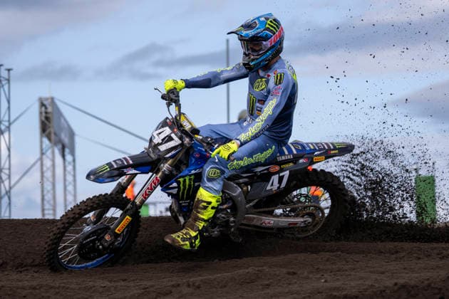 2026-08-22 - MXGP Arnhem ARNHEM, NETHERLANDS - AUGUST 22: 47 Karlis Alberts Reisulis (LAT) during the MXGP Arnhem at the Motorsportpark Gelderland Midden on August 22, 2026 in Arnhem, Netherlands Arnhem Motorsportpark Gelderland Midden Netherlands Content not available for redistribution in The Netherlands directly or indirectly through any third parties. Copyright: xEdwinxBlaauwbroekx