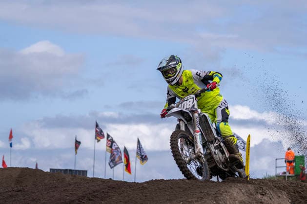 2026-08-22 - MXGP Arnhem ARNHEM, NETHERLANDS - AUGUST 22: 408 Scott Smulders (NED) during the MXGP Arnhem at the Motorsportpark Gelderland Midden on August 22, 2026 in Arnhem, Netherlands Arnhem Motorsportpark Gelderland Midden Netherlands Content not available for redistribution in The Netherlands directly or indirectly through any third parties. Copyright: xEdwinxBlaauwbroekx
