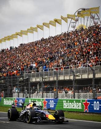 ZANDVOORT - Max Verstappen (Red Bull Racing) during the sprint race, ahead of the F1 Dutch Grand Prix at the Circuit Zandvoort. SEM VAN DER WAL ANP xVIxANPxSportx xxANPxIVx 565998062 originalFilename: 565998062.jpg
