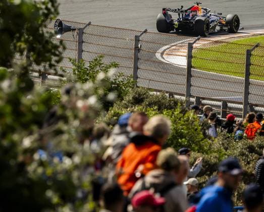 ZANDVOORT - Max Verstappen (Red Bull Racing) during the sprint race, ahead of the F1 Dutch Grand Prix at the Circuit of Zandvoort. REMKO DE WAAL ANP xVIxANPxSportx xxANPxIVx 565998137 originalFilename: 565998137.jpg