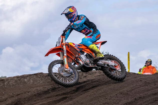 2026-08-22 - MXGP Arnhem ARNHEM, NETHERLANDS - AUGUST 22: 5 Lucas Coenen (BEL) during the MXGP Arnhem at the Motorsportpark Gelderland Midden on August 22, 2026 in Arnhem, Netherlands Arnhem Motorsportpark Gelderland Midden Netherlands Content not available for redistribution in The Netherlands directly or indirectly through any third parties. Copyright: xEdwinxBlaauwbroekx