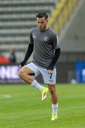 Freisteller Sasa Maksimovic (VfR Aalen, 07) Warm Up, GER, VfR Aalen vs. SG Eintracht Frankfurt II, Fussball, Herren, Regionalliga Suedwest, 3. Spieltag, Spielzeit 2026 2027, 22.08.2026, DFL DFB REGULATIONS PROHIBIT ANY USE OF PHOTOGRAPHS AS IMAGE SEQUENCES AND OR QUASI-VIDEO, GER, VfR Aalen vs. SG Eintracht Frankfurt II, Fussball, Herren, Regionalliga Suedwest, 3. Spieltag, Spielzeit 2026 2027, 22.08.2026 Aalen *** Free-standing image of Sasa Maksimovic, VfR Aalen, 07 Warm-up, GER, VfR Aalen vs. SG Eintracht Frankfurt II, Soccer, Men s, Regionalliga Southwest, Matchday 3, 2026–2027 Season, August 22, 2026, DFL and DFB regulations prohibit any use of photographs as image sequences and or quasi-video, GER, VfR Aalen vs. SG Eintracht Frankfurt II, Soccer, Men’s, Regionalliga Southwest, Matchday 3, 2026–2027 Season, August 22, 2026, Aalen Copyright: xEibner-Pressefoto JanixPlessx EP_JPL