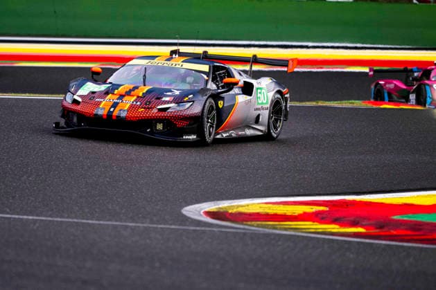 AUTO - ELMS - 4 HOURS OF SPA-FRANCORCHAMPS 2026 50 TOLEDO Custodio (usa), WADOUX Lilou (fra), AGOSTINI Riccardo (ita), Richard Mille AF Corse, Ferrari 296 LMGT3 Evo, LMGT3, action during the 4 Hours of Spa-Francorchamps, 4th round of the 2026 European Le Mans Series on the Circuit de Spa-Francorchamps from August 21 to 23, 2026 in Stavelot, Belgium - StavelotBelgium  Copyright: xFabrizioxBoldonix