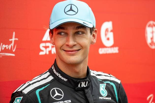 George Russell 63, Mercedes-AMG Petronas F1 Team ,Grosser Preis von Netherlands, Motorsport, Herren, Formel 1, 22.08.2026 Zandvoort Niederlande Niederlande *** George Russell 63, Mercedes AMG Petronas F1 Team, Dutch Grand Prix, Motorsports, Men, Formula 1, August 22, 2026, Zandvoort, Netherlands, Netherlands Copyright: xkolbert-press MartinxWdziecznyx