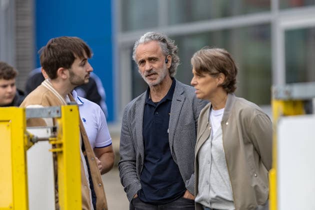 Maurizio Gaudino (VfR Aalen, Sportbeirat) im Dialog vor dem Spiel, GER, VfR Aalen vs. SG Eintracht Frankfurt II, Fussball, Herren, Regionalliga Suedwest, 3. Spieltag, Spielzeit 2026 2027, 22.08.2026, DFL DFB REGULATIONS PROHIBIT ANY USE OF PHOTOGRAPHS AS IMAGE SEQUENCES AND OR QUASI-VIDEO, GER, VfR Aalen vs. SG Eintracht Frankfurt II, Fussball, Herren, Regionalliga Suedwest, 3. Spieltag, Spielzeit 2026 2027, 22.08.2026 Aalen *** Maurizio Gaudino, VfR Aalen, Sports Advisory Board Member in a pre-game interview, GER, VfR Aalen vs. SG Eintracht Frankfurt II, Soccer, Men s, Regionalliga Southwest, Matchday 3, 2026–2027 Season, August 22, 2026, DFL and DFB regulations prohibit any use of photographs as image sequences and or quasi-video, GER, VfR Aalen vs. SG Eintracht Frankfurt II, soccer, men’s, Regionalliga Southwest, Matchday 3, 2026–2027 season, August 22, 2026, Aalen Copyright: xEibner-Pressefoto JanixPlessx EP_JPL