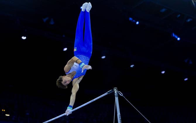 ZAGREB, CROATIA, AUGUST 19: Ivan Rigon (ITA) in action during the men™s qualifications at the European Gymnastics Championships. Croatia Copyright: xBEAUTIFULxSPORTS vanxdenxBroekx