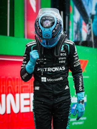 F1 - DUTCH GRAND PRIX 2026 RUSSELL George (gbr), Mercedes AMG F1 Team W17, portrait during the Formula 1 Dutch Grand Prix 2026, 12th round of the 2026 Formula One World Championship, WM, Weltmeisterschaft from August 21 to 23, 2026 on the Circuit Zandvoort, in Zandvoort, Netherlands - ZandvoortNetherlands  Copyright: xANTONINxVINCENTx