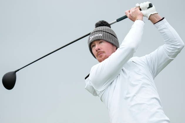 BALMEDIE, SCOTLAND - AUG 22: Sean Crocker (USA) plays from the eighth tee during Round 3 at the 2026 Nexo Championship at the Trump International Golf Links, Balmedie on August 22, 2026 in Aberdeenshire, Scotland The 2026 Nexo Championship