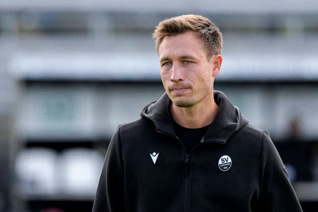 Kevin Stotz (Trainer, Cheftrainer, SVS), Einzelbild, Einzelfoto, Aktion, Action, 22.08.2026, Sandhausen (Deutschland), Fussball, Regionalliga Südwest, SV Sandhausen - FC 08 Homburg *** Kevin Stotz, Coach, Head Coach, SVS, Single Frame, Single Photo, Action, August 22, 2026, Sandhausen, Germany, Soccer, Regionalliga Südwest, SV Sandhausen FC 08 Homburg xozx