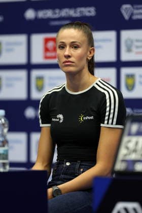 CHORZOW 22.08.2026 DIAMENTOWA LIGA - MEMORIAL KAMILI SKOLIMOWSKIEJ - KONFERENCJA PRASOWA --- DIAMOND LEAGUE - SILESIA KAMILA SKOLIMOWSKA ATHLETICS MEMORIAL - press conference, PK, Pressekonferenz NATALIA BUKOWIECKA FOT. PIOTR KUCZA FOTOPYK NEWSPIX.PL --- newspix.pl POLAND OUT! 