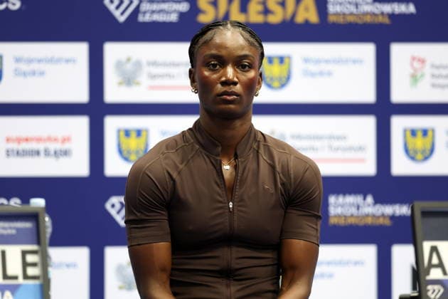 CHORZOW 22.08.2026 DIAMENTOWA LIGA - MEMORIAL KAMILI SKOLIMOWSKIEJ - KONFERENCJA PRASOWA --- DIAMOND LEAGUE - SILESIA KAMILA SKOLIMOWSKA ATHLETICS MEMORIAL - press conference, PK, Pressekonferenz JULIEN ALFRED FOT. PIOTR KUCZA FOTOPYK NEWSPIX.PL --- newspix.pl POLAND OUT! 