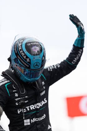 Foto IPP Enrico Schiavi Zandvoort 22-08-2026 Formula 1 - F1 Gran Premio di Olanda 2026 Sprint Race nella foto: George Russell - Mercedes-AMG PETRONAS Formula One Team Zandvoort italy OLANDA ITALY  Copyright: xR4924_italyphotopressx