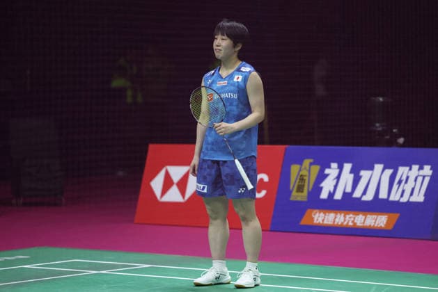 BWF World Championships - New Delhi Akane Yamaguchi of Japan celebrates her win against Pornpawee Chochuwong of Thailand during a women s singles semifinal badminton match at the BWF World Championships 2026 at Indira Gandhi Indoor Stadium in New Delhi, India on August 22, 2026. Photo by Anshuman Akash ABACAPRESS.COM New Delhi India  Copyright: xAkashxAnshuman ABACAx