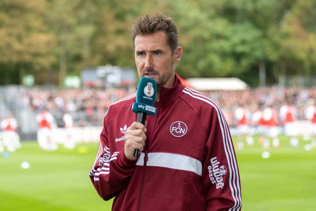 Miroslav Klose (1. FC Nuernberg, Trainer) im Interview. Viktoria Koeln vs. 1. FC Nuernberg, Fussball, DFB-Pokal, 1. Runde, Saison 2026 2027, 22.08.2026 DFL DFB Regulations prohibit any use of Photographs as image sequences and or Quasivideo Viktoria Koeln vs. 1. FC Nuernberg, Fussball, DFB-Pokal, 1. Runde, Saison 2026 2027, 22.08.2026 Koeln *** Miroslav Klose, 1. FC Nuremberg Coach, in an interview: Viktoria Cologne vs. 1. FC Nuremberg, Soccer, DFB Cup, First Round, 2026–2027 Season, August 22, 2026 DFL DFB regulations prohibit any use of photographs as image sequences and or quasi-video Viktoria Cologne vs. 1. FC Nuremberg, Soccer, DFB Cup, Round 1, 2026–2027 Season, August 22, 2026, Cologne Copyright: xEibner-Pressefoto ThomasxHaeslerx EP_THR