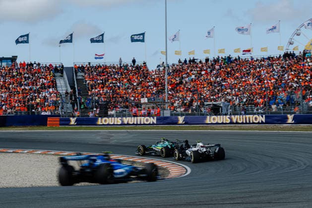 2026 Heineken Dutch F1 Grand Prix - Zandvoort Fernando Alonso of Spain and Valtteri Bottas of Finland of Cadillac Formula 1 Team are seen during the 2026 Formula 1 Heineken Dutch Grand Prix at Circuit Zandvoort in Zandvoort, Netherlands on August 22, 2026. Photo by Tan Jun Da ABACAPRESS.COM Zandvoort Netherlands  Copyright: xJunxDaxTan ABACAx