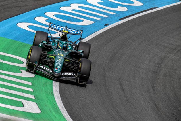 ZANDVOORT, NETHERLANDS: Fernando Alonso, racing for the Aston Martin F1 team during the 2026 Formula 1 Dutch Grand Prix at the Circuit Zandvoort in Zandvoort, Netherlands