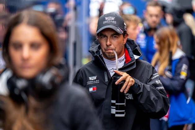 ZANDVOORT, NETHERLANDS: Sergio Perez, racing for the Cadillac F1 team during the 2026 Formula 1 Dutch Grand Prix at the Circuit Zandvoort in Zandvoort, Netherlands