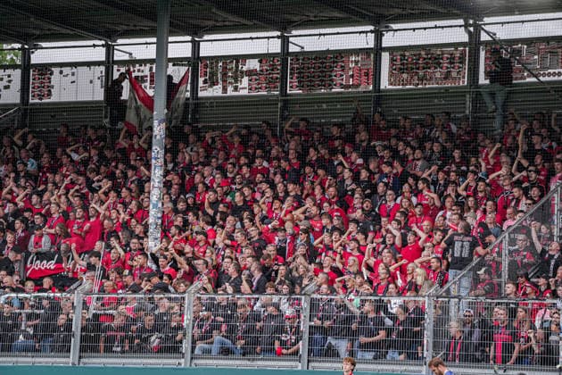 Deutschland: Fussball Saison 2026 2027 , DFB-Pokal Runde 1 1. Runde , SV Wehen Wiesbaden vs. Bayer Leverkusen - Brita-Arena (Wiesbaden) : Zuschauer, Stadion, Fans, Tribüne Wiesbaden Brita-Arena Deutschland Germany *** Germany Soccer Season 2026–2027, DFB Cup Round 1, SV Wehen Wiesbaden vs. Bayer Leverkusen, Brita Arena, Wiesbaden—Spectators, Stadium, Fans, Stands, Wiesbaden, Brita Arena, Germany Copyright: xBennetxLongx
