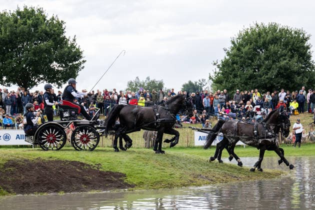 260822 Peter Bennett of Great Britain with horses Elmo Almire, Kroonprins, Lodewijk and Lutiano compete in the Four-in-Hand Marathon during day 12 of the 2026 FEI World Championships on August 22, 2026 in Aachen. Photo: Emma Wallskog BILDBYRAN kod EW EW0697 ridsport equestrian rid-vm 2026 2026 fei world championships bbeng ridsport-vm fyrspann drivning körning *** August 22, 2026: Peter Bennett of Great Britain, with his horses Elmo Almire, Kroonprins, Lodewijk, and Lutiano, competes in the Four-in-Hand Marathon on day 12 of the 2026 FEI World Championships on August 22, 2026 in Aachen. Photo by Emma Wallskog. BILDBYRAN code EW EW0697 equestrian sports 2026 World Championships 2026 FEI World Championships bbeng equestrian sports World Championships four-in-hand driving  Copyright: EMMAxWALLSKOG BB260822EW026