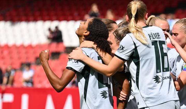 22.08.2026 - Fussball - Saison 2026 2027 - 1. Google Pixel Frauen Bundesliga - 01. Spieltag: 1. FC Nürnberg FCN ( Club Clubfrauen ) - VfL Wolfsburg - Sportfoto Zink - xwoxzix - Torjubel Jubel Freude nach Treffer Tor Torschuß zum 2:2 durch Cora Zicai (28, VfL Wolfsburg ) - *** August 22, 2026 Soccer Season 2026–2027 1 Google Pixel Women s Bundesliga Matchday 1 FC Nuremberg (FCN) Club Women s Team VfL Wolfsburg Sports Photo by Zink xwoxzix Goal Celebration Cheering Joy After a Goal Goal Shot on Goal 2 2 by Cora Zicai 28, VfL Wolfsburg