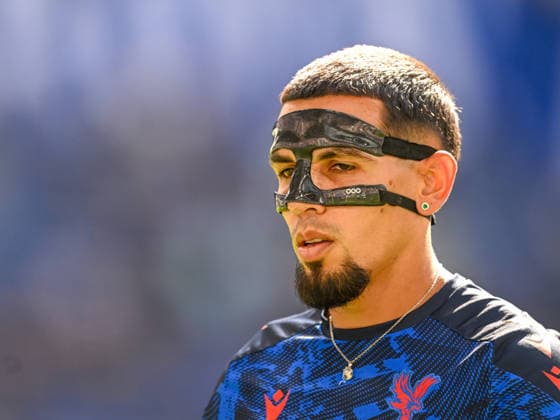 Everton v Crystal Palace Premier League Daniel Munoz of Crystal Palace before the Premier League match at the Hill Dickinson Stadium, Liverpool 22 08 2026 UK Newspapers OUT Copyright: xKarlxVallantinex FIL-23815-0013