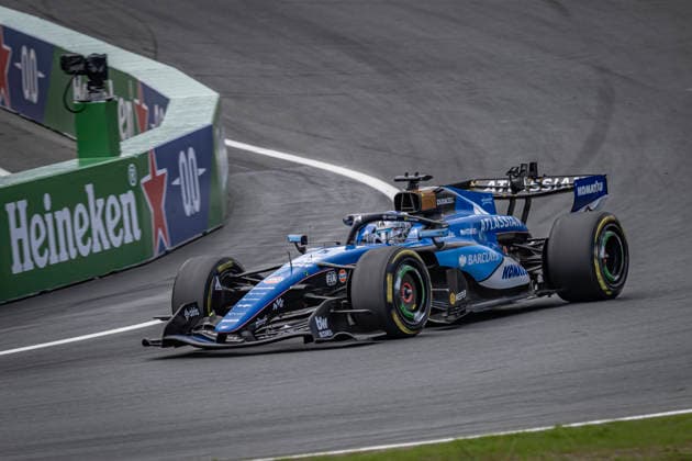 RECORD DATE NOT STATED 22nd August 2026; Circuit Zandvoort, Zandvoort, North Holland, Netherlands; Formula 1 Heineken Dutch Grand Prix 2026; Sprint Race and Qualifying Day; Alexander Albon (23) of Thailand and Atlassian Williams F1 Team during the Sprint race GodfreyxPitt