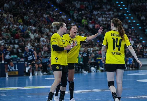 SPIELERIN im Spiel HSG Blomberg-Lippe vs. Borussia Dortmund, Rexel Super Cup, 22.08.2026, SAP Garden München. *** PLAYER in the game HSG Blomberg Lippe vs. Borussia Dortmund, Rexel Super Cup, August 22, 2026, SAP Garden Munich Copyright: xBEAUTIFULxSPORTS E.Schneiderx