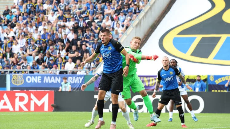 22.08.2026, xrekx, Fussball DFB Pokal 1.Runde, 1.FC Saarbruecken - Hertha BSC Berlin v.l. Mladen Cvjetinovic (1.FC Saarbruecken) Kevin Broll (1.FC Saarbruecken) (DFL DFB REGULATIONS PROHIBIT ANY USE OF PHOTOGRAPHS as IMAGE SEQUENCES and or QUASI-VIDEO) Saarbruecken *** August 22, 2026, xrekx, Soccer DFB Cup 1st Round, 1 FC Saarbrücken vs. Hertha BSC Berlin, Mladen Cvjetinovic, 1 FC Saarbrücken, Kevin Broll, 1 FC Saarbrücken. DFL and DFB regulations prohibit any use of photographs as image sequences and or quasi-video. Saarbrücken