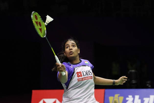 BWF World Championships 2026 - India India s Treesa Jolly competes during a women s doubles semifinal badminton match at the BWF World Championships 2026 at Indira Gandhi Indoor Stadium in New Delhi, India on August 22, 2026. Photo by Anshuman Akash ABACAPRESS.COM New Delhi India  Copyright: xAkashxAnshuman ABACAx