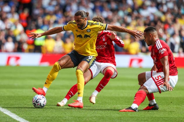 Nottingham Forest v Leeds United, Premier League Dominic Calvert-Lewin of Leeds United in action during the Nottingham Forest v Leeds United Premier League match at the City Ground, West Bridgford, England on 22 August 2026 Credit: Richard Bierton Every Second Media Editorial use only. All images are copyright Every Second Media Limited. No images may be reproduced without prior permission. All rights reserved. Premier League and Football League images are subject to licensing agreements with Football DataCo Limited. see https: www.football-dataco.com Copyright: xIMAGO EveryxSecondxMediax ESM-2109-0022 RichardxBiertonx xEveryxSecondxMediax