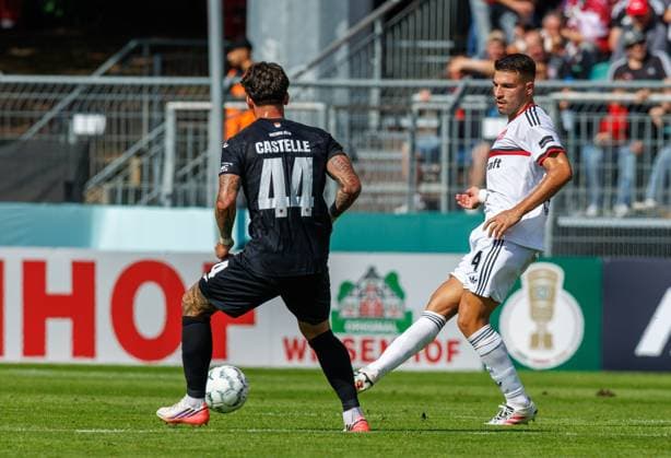 22.08.2026 - Fussball - Saison 2026 2027 - DFB Pokal Vereinspokal - 01. Runde: Viktoria Köln - 1. FC Nürnberg Nuernberg FCN ( Club ) - Sportfoto Zink DaMa - xdaxmax - regulations prohibit any use of photographs as image sequences and or quasi-video - Niklas Castelle (44, FC Viktoria Köln ) Alexios Kalogeropoulos (4, 1. FC Nürnberg FCN ) *** August 22, 2026 Soccer Season 2026–2027 DFB Cup Club Cup Round 1 Viktoria Cologne 1 FC Nuremberg Nuremberg FCN Club Sports Photo Zink DaMa xdaxmax regulations prohibit any use of photographs as image sequences and or quasi-video Niklas Castelle 44, FC Viktoria Cologne, Alexios Kalogeropoulos 4, 1 FC Nuremberg, FCN