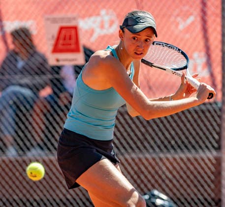 August 22, 2026, Verbier, Valais, Switzerland: Verbier Switzerland, 08 22 2026: ANA GRUBOR of Canada is in action during ITF World Tennis Tour Verbier 2026 Tournament. The ITF World Tennis Tour Verbier 2026 Tournament (International Tennis Federation Women s 35) tournament took place at Central Court in Verbier, which is located in the famous ski resort of Verbier and is situated in Valais, Switzerland. Verbier Switzerland - ZUMAd206 20260822_zip_d206_024 Copyright: xEricxDubostx