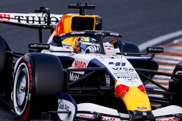 ZANDVOORT - Arvid Lindblad from Great Britain and driver for Visa Cash App Racing Bulls Formula 1 Team during qualifying for the Formula 1 Heineken Dutch Grand Prix at Circuit Zandvoort on August 22, 2026 in Zandvoort, the Netherlands. MARCEL TER BALS ANP xVIxANPxSportx xMarcelxterxBalsxIVx 566014928 originalFilename: 566014928.jpg