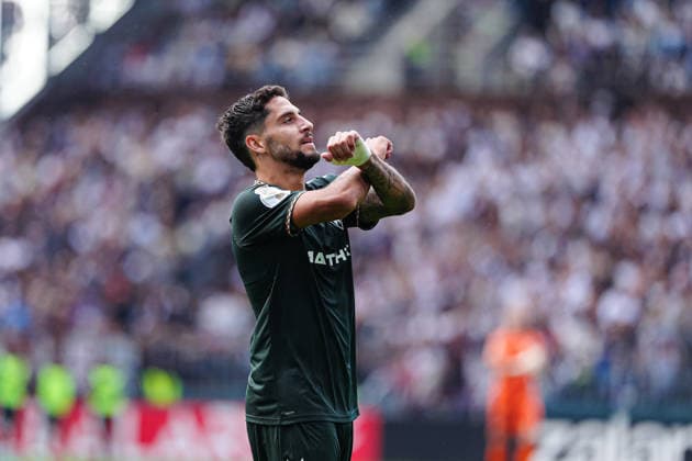 Torjubel Ludovit Reis (SV Werder Bremen, 15) nach Tor zum 0:3 GER, Lüneburger SK Hansa vs. SV Werder Bremen, Fußball, DFB-Pokal, 1. Runde, Saison 2026 2027, 22.08.2026 GER, Lüneburger SK Hansa vs. SV Werder Bremen, Fußball, DFB-Pokal, 1. Runde, Saison 2026 2027, 22.08.2026 Hamburg *** Goal celebration by Ludovit Reis of SV Werder Bremen, 15 seconds after scoring the goal to make it 0–3 GER, Lüneburger SK Hansa vs. SV Werder Bremen, Soccer, DFB Cup, 1st Round, 2026–2027 Season, August 22, 2026, Germany, Lüneburger SK Hansa vs. SV Werder Bremen, Soccer, DFB Cup, First Round, 2026–2027 Season, August 22, 2026, Hamburg Copyright: xEibner-Pressefoto MarcelxvonxFehrnx EP_MFN