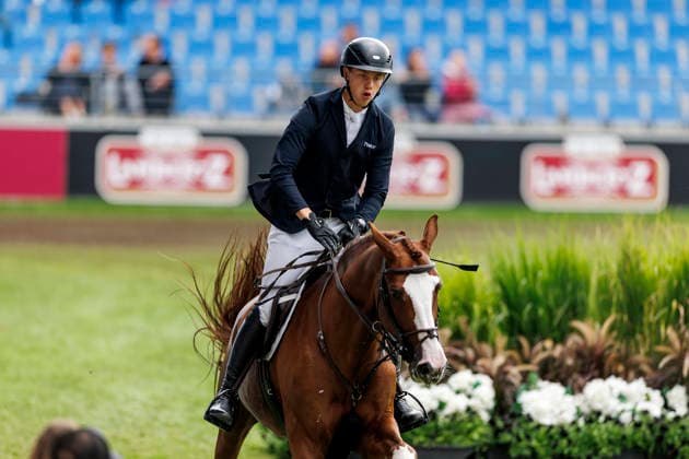 AACHEN - FEI World Championships 2026, AACHEN - FEI World Championships 2026 AHLMANN Hannes (GER), Madness Stechen Jump-Off RWE-Prize Final German U25 Trophy of the Stiftung Deutscher Pferdesport and Holger Hetzel Aachen, Reitstadion Soers 22. August 2026 - *** 2026 FEI World Championships in Aachen, AACHEN FEI World Championships 2026 Hannes Ahlmann (GER), Madness Jump-Off RWE Prize Final German U25 Trophy of the Stiftung Deutscher Pferdesport and Holger Hetzel Aachen, Soers Equestrian Stadium, August 22, 2026