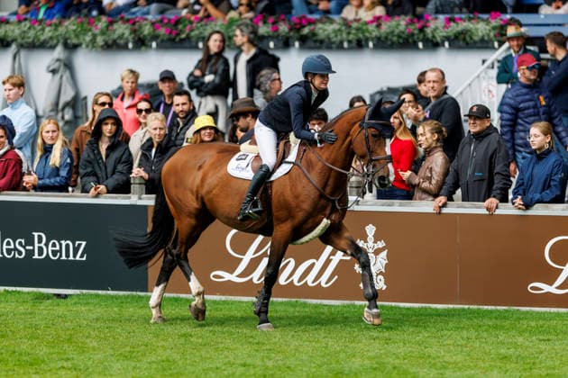 AACHEN - FEI World Championships 2026, AACHEN - FEI World Championships 2026 BECKMANN Johanna (GER), Emelie van de Mirania Stam Stechen Jump-Off RWE-Prize Final German U25 Trophy of the Stiftung Deutscher Pferdesport and Holger Hetzel Aachen, Reitstadion Soers 22. August 2026 - *** 2026 FEI World Championships in Aachen, AACHEN FEI World Championships 2026: Johanna Beckmann (GER), Emelie van de Mirania Stam, Jump-Off, RWE Prize Final, German U25 Trophy of the Stiftung Deutscher Pferdesport, and Holger Hetzel, Aachen, Reitstadion Soers, August 22, 2026