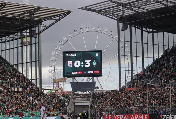 Fussball, Saison 2026 2027, Maenner, Herren, DFB Pokal, 1. Hauptrunde, Millerntor Stadion, Lueneburger SK gegen Werder Bremen DFL REGULATIONS PROHIBIT ANY USE OF PHOTOGRAPHS AS IMAGE SEQUENCES AND OR QUASI-VIDEO. *** Soccer, 2026–2027 Season, Men’s, DFB Cup, First Round, Millerntor Stadium, Lüneburger SK vs. Werder Bremen DFL REGULATIONS PROHIBIT ANY USE OF PHOTOGRAPHS AS IMAGE SEQUENCES AND OR QUASI-VIDEO