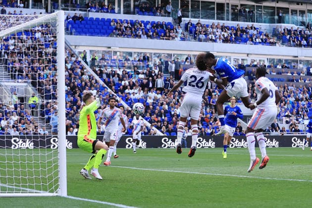 Football - Premier League - Everton v Crystal Palace 22nd August 2026 - Premier League - Everton v Crystal Palace - Thierno Barry of Everton scores their 2nd goal - Photo: Simon Stacpoole Offside. Liverpool UK *** Fußball: Premier League – Everton gegen Crystal Palace, 22. August 2026 Premier League – Everton gegen Crystal Palace: Thierno Barry von Everton erzielt das zweite Tor. Foto: Simon Stacpoole. Abseits. Liverpool, Großbritannien  Copyright: xSimonxStacpoolexOffside