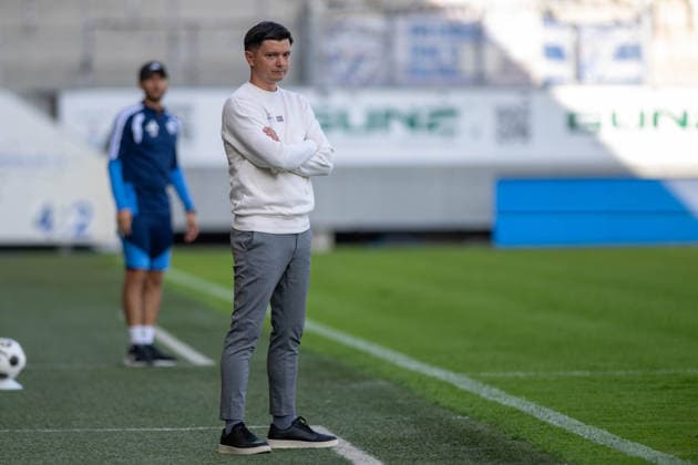 SOCCER - BL, Altach vs Hartberg ALTACH,AUSTRIA,22.AUG.26 - SOCCER - ADMIRAL Bundesliga, SCR Altach vs TSV Hartberg. Image shows head coach Ognjen Zaric (Altach).  GEPAxpictures xOliverxLerch
