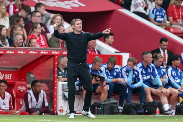 Nottingham Forest v Leeds United, Premier League Nottingham Forest Head Coach Oliver Glasner during the Premier League match between Nottingham Forest and Leeds United at the City Ground, Nottingham, UK on 22 August 2026. Nottingham City Ground Nottinghamshire UK Editorial use only DataCo restrictions apply See www.football-dataco.com , Copyright: xManjitxNarotrax PSI-24717-0044