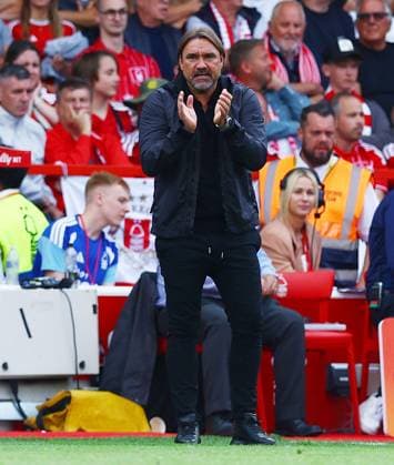 Leeds United manager Daniel Farke Nottingham Forest v Leeds United, Premier League Football, Football, City Ground, Nottingham, UK - 22 Aug 2026Nottingham City Ground United Kingdom EDITORIAL USE ONLY No use with unauthorised audio, video, data, fixture lists, club league logos or live services. Online in-match use limited to 120 images, no video emulation. No use in betting, games or single club league player publications.  Copyright: xMattxWest Shutterstockx 17111732ak