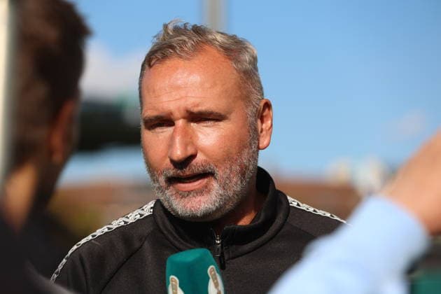 Fussball, Herren, DFB-Pokal, 1.Hauptrunde, Saison 2026 2027, TSV 1860 München - Holstein Kiel, Grünwalder Stadion Tim Walter, Trainer (Holstein Kiel) beim Interview *** Soccer, Men s, DFB Cup, First Round, 2026–2027 Season, TSV 1860 Munich vs. Holstein Kiel, Grünwalder Stadium; Tim Walter, Holstein Kiel coach, being interviewed