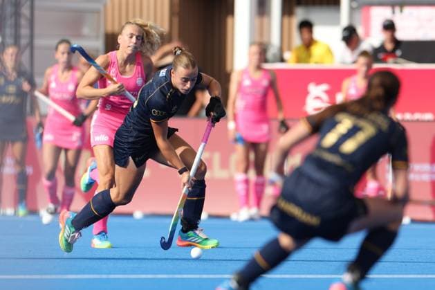 Belgium v Germany - FIH Women s Hockey World Cup WAVRE, BELGIUM - AUGUST 22 : Camille Belis of Belgium in action pictured during the FIH Women s Hockey World Cup 2026 second phase group pool C match between Belgium and Germany pictured on August 22, 2026 in Wavre, Belgium, 22-08-26 Wavre Belgium  Copyright: xXpix