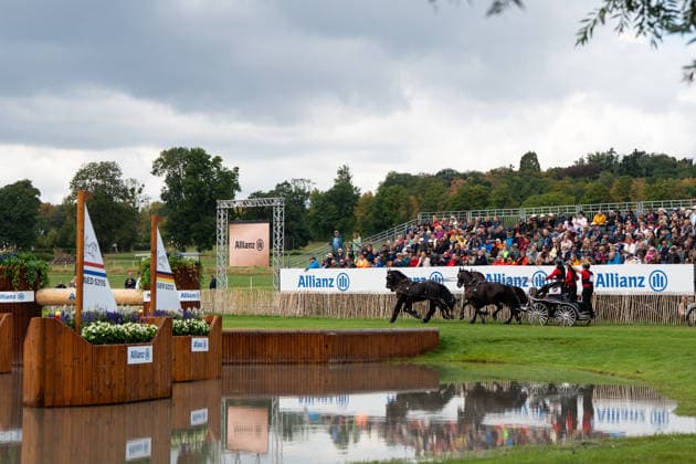 Ein Teil der Marathonstrecke im Aachener Allianz-Park FEI World Championships Aachen 2026, Driving Four-in-Hand Team & Individual Marathon, Prize of the schwartz Group, 22.08.2026 FEI World Championships Aachen 2026, Driving Four-in-Hand Team & Individual Marathon, Prize of the schwartz Group, 22.08.2026 Aachen *** A section of the marathon course at Aachen’s Allianz Park during the 2026 FEI World Championships in Aachen, Driving Four-in-Hand Team Individual Marathon, Prize of the Schwartz Group, August 22, 2026, 2026 FEI World Championships in Aachen, Four-in-Hand Team Individual Marathon, Schwartz Group Prize, August 22, 2026, Aachen Copyright: xEibner-Pressefoto J.xDerondeaux EP_JDU